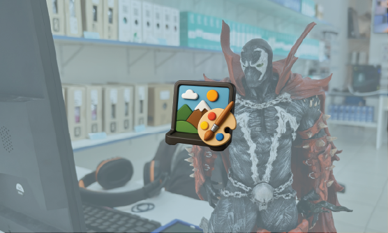 Pintura em Impressão 3D de personagens