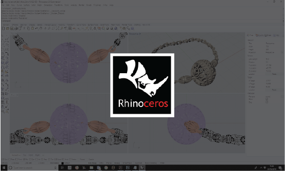 Rhinoceros - Para impressão 3D